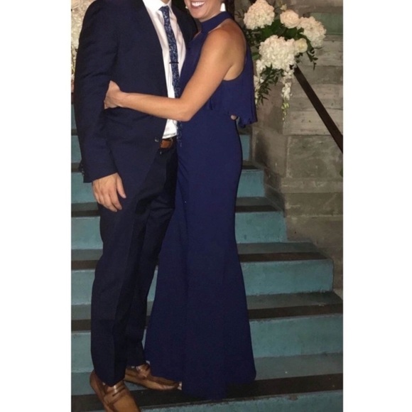 JAY GODFREY • Navy Franklin Gown Dress - Picture 8 of 9